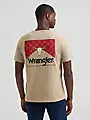 Wrangler Men's Bull Checkerboard Back Graphic Short-Sleeve T-Shirt
