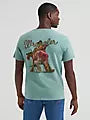 Wrangler Men's Kneeling Cowboy Back Graphic Short-Sleeve T-Shirt