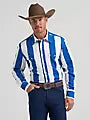 Wrangler Men's Vintage-Inspired Brushpopper Western Snap Workshirt