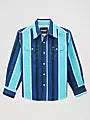 Wrangler Boy's Brushpopper Long-Sleeve Western Snap Shirt