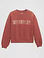 Wrangler Women's Logo Canyon Crew Pullover