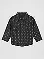 Wrangler Little Boy's Long-Sleeve Print Western Snap Shirt