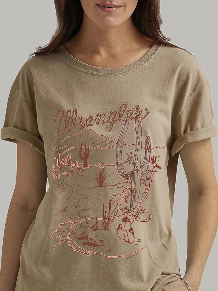 Wrangler Women's Graphic Boyfriend T-Shirt