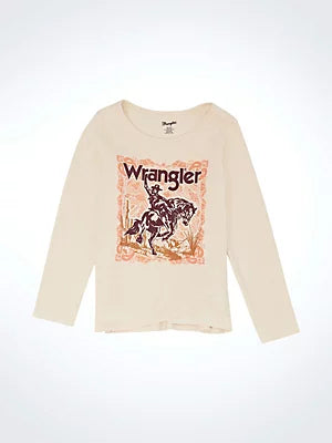 Wrangler Girl's Long Sleeve Western Graphic Tee