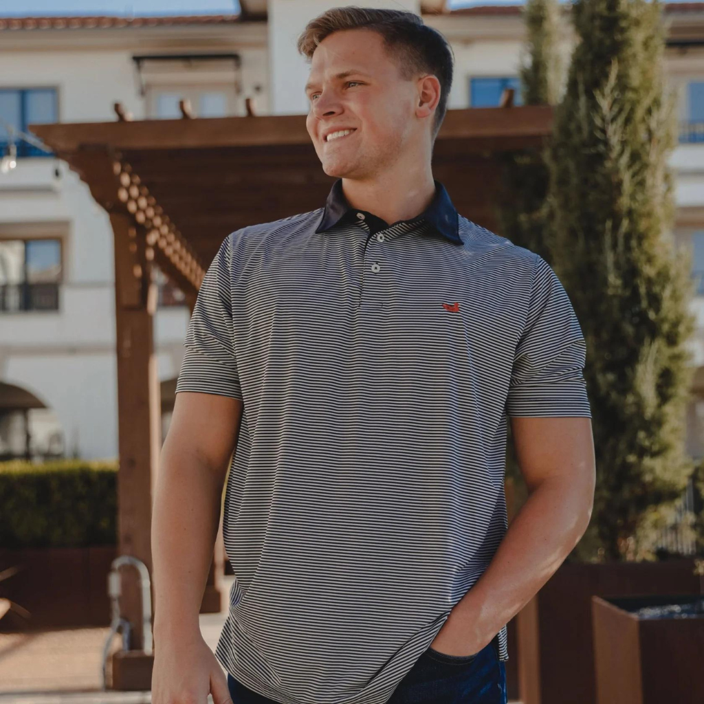 Southern Marsh Bermuda Performance Polo - Hawthorne