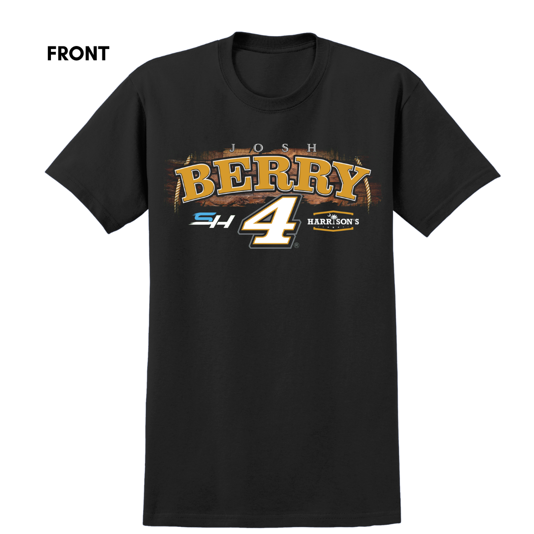 Josh Berry 2024 Harrison's Stewart-Haas Racing Dark Horse T-Shirt