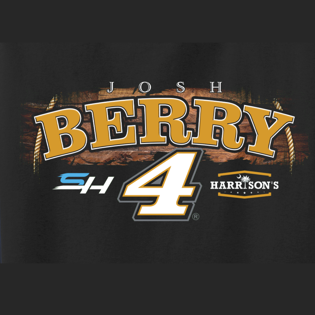 Josh Berry 2024 Harrison's Stewart-Haas Racing Dark Horse T-Shirt