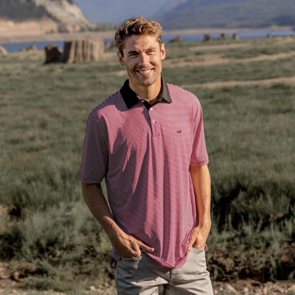 Southern Marsh Bermuda Performance Polo - Hawthorne
