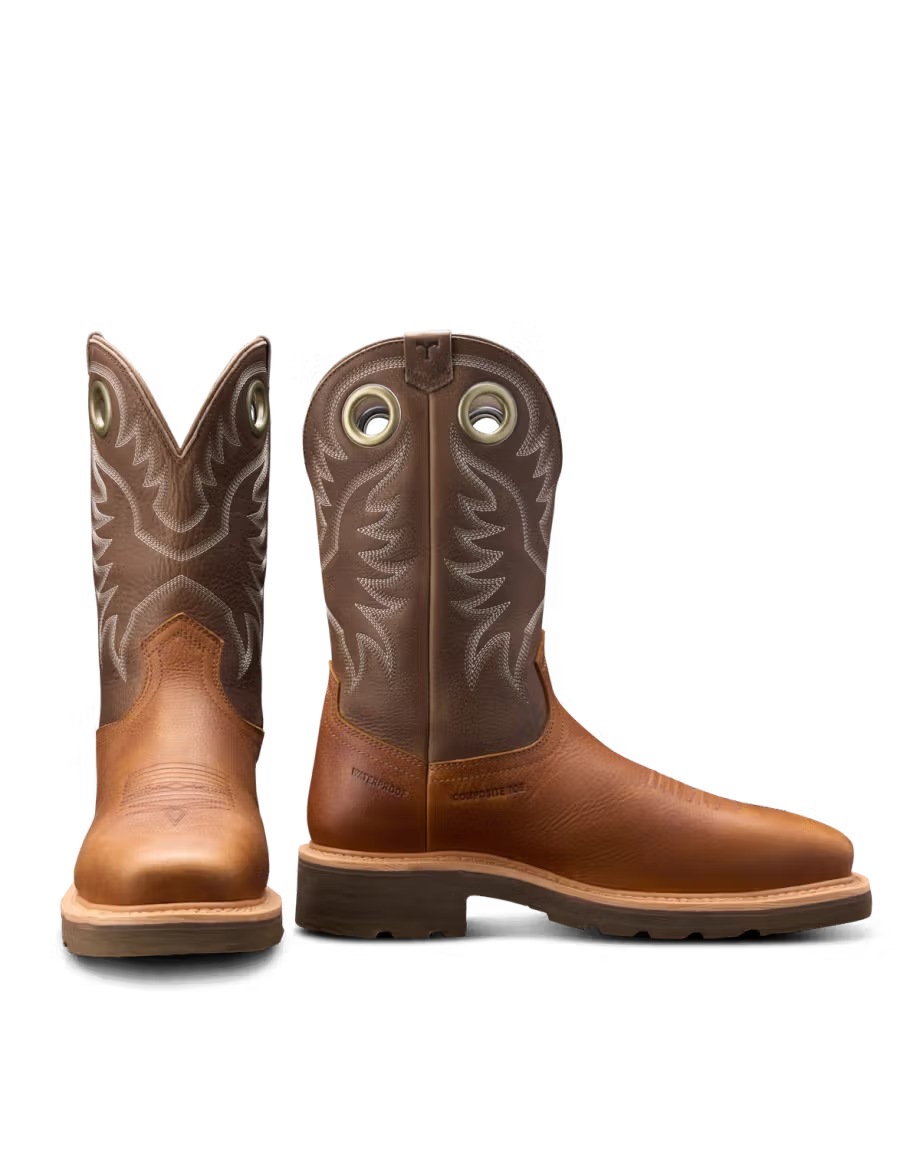 Tecovas Men's LongHaul Waterproof Square Composite Toe Work Boot