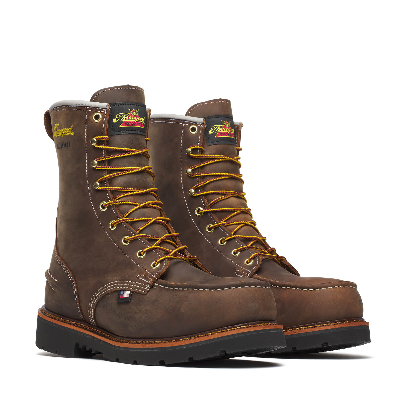 Thorogood Men's Crazy Horse 8 Inch Moc Toe MaxWear90