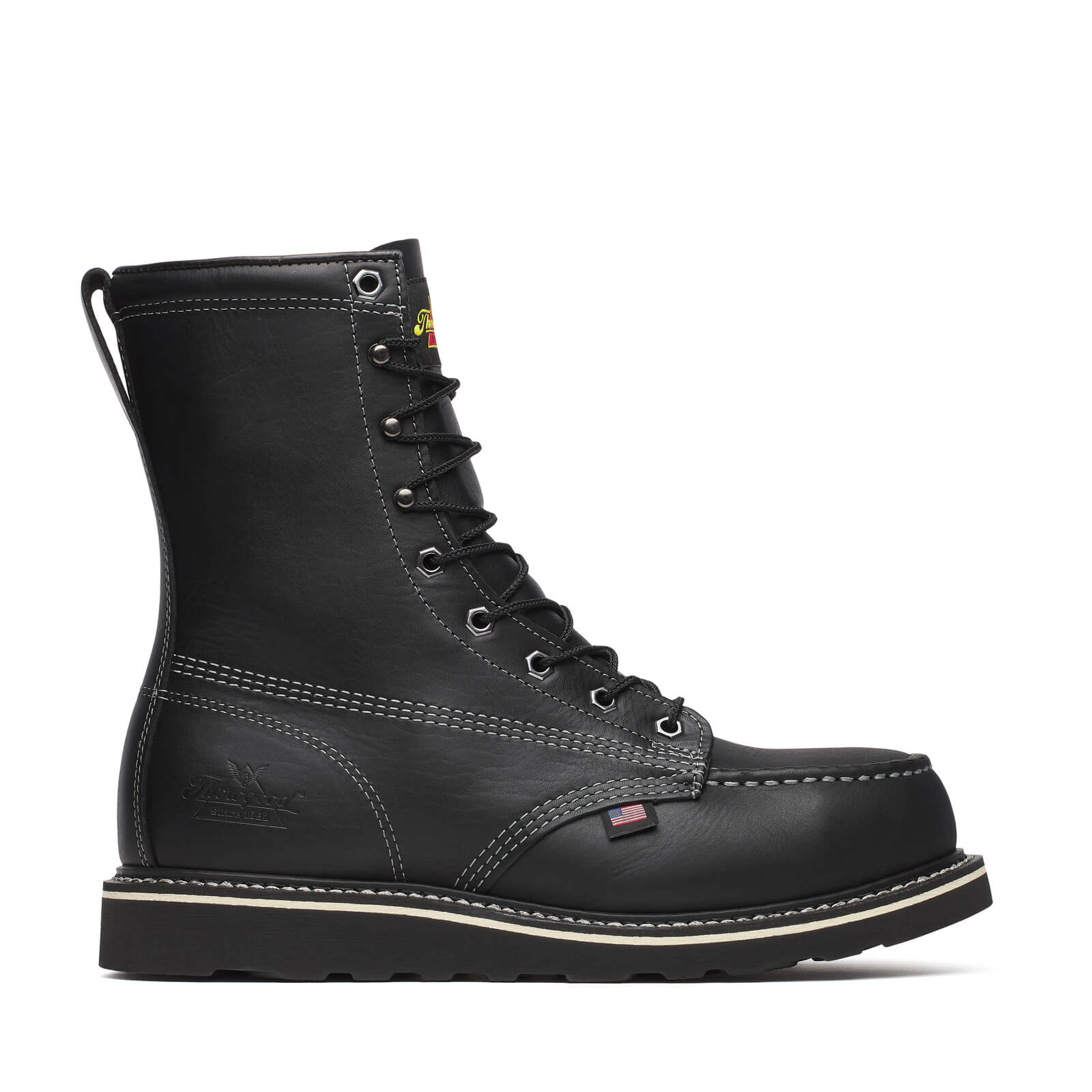 Thorogood Men's Midnight Series 8 Inch Moc Safety Toe Work Boot
