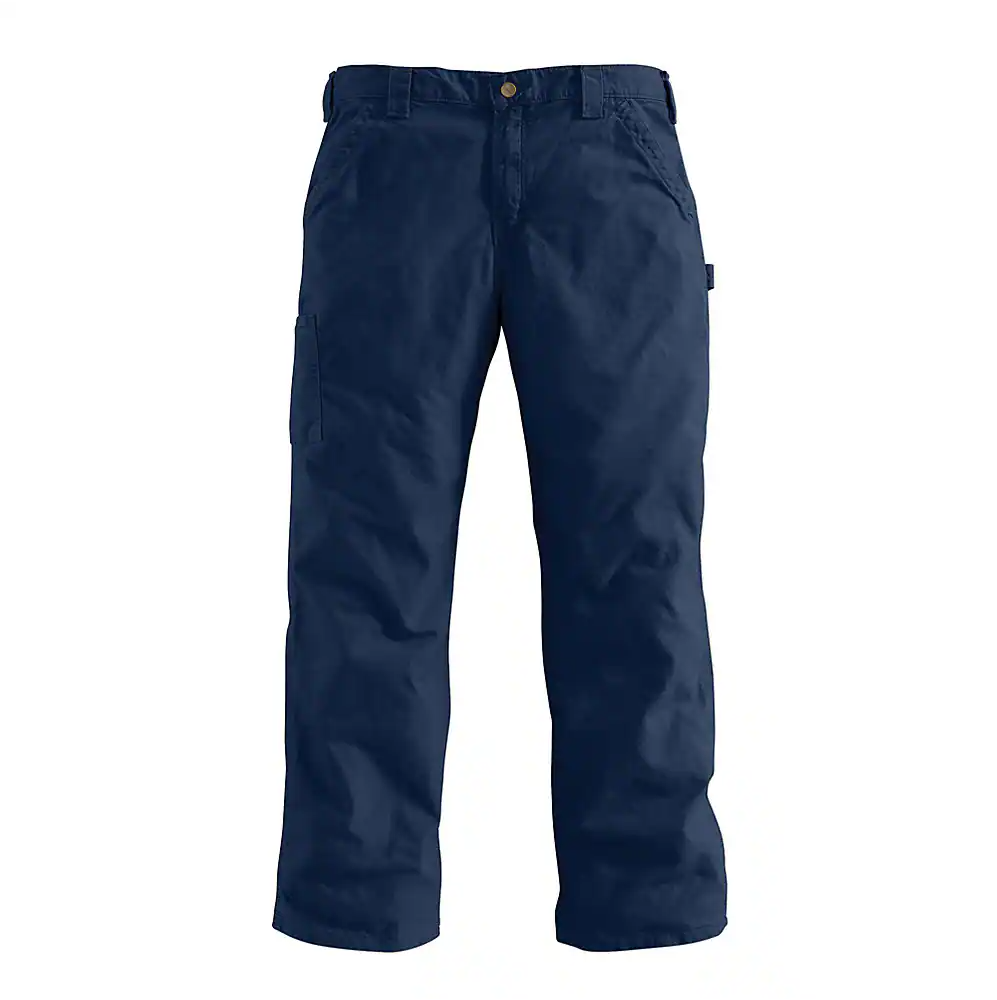 Carhartt Loose Fit Canvas Utility Work Pants - Navy