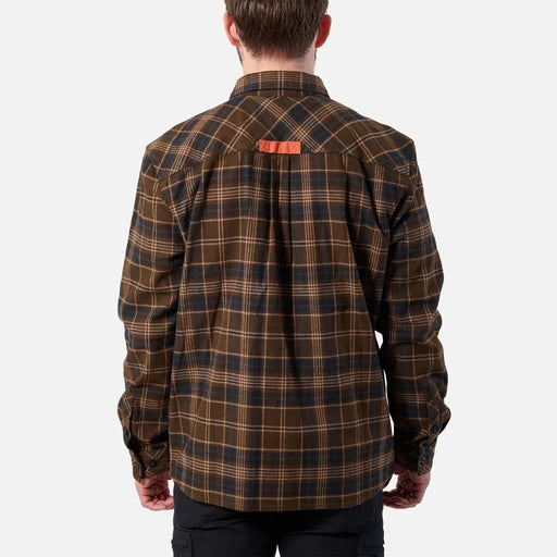 Brunt Men's Clark Heavyweight Flannel Work Shirt