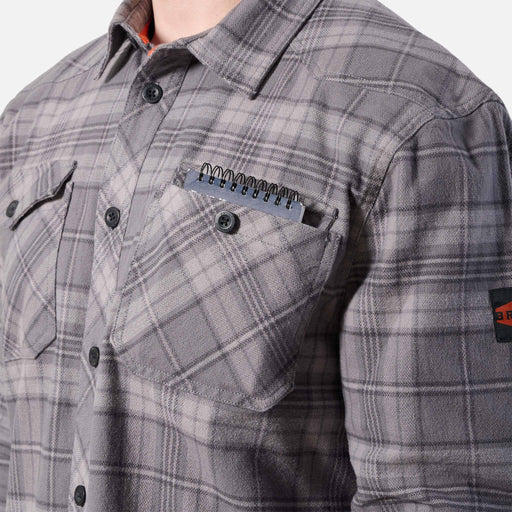Brunt Men's Clark Heavyweight Flannel Work Shirt