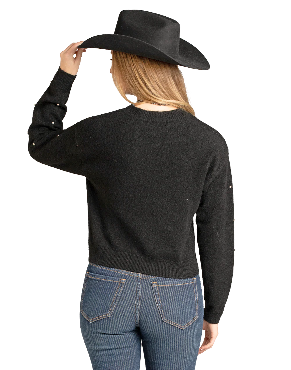 Rock & Roll Women's Rhinestone Sweater