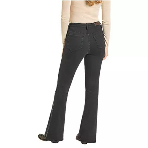 Rock & Roll Denim Women's Side Seam Embroidered Bootcut Jeans