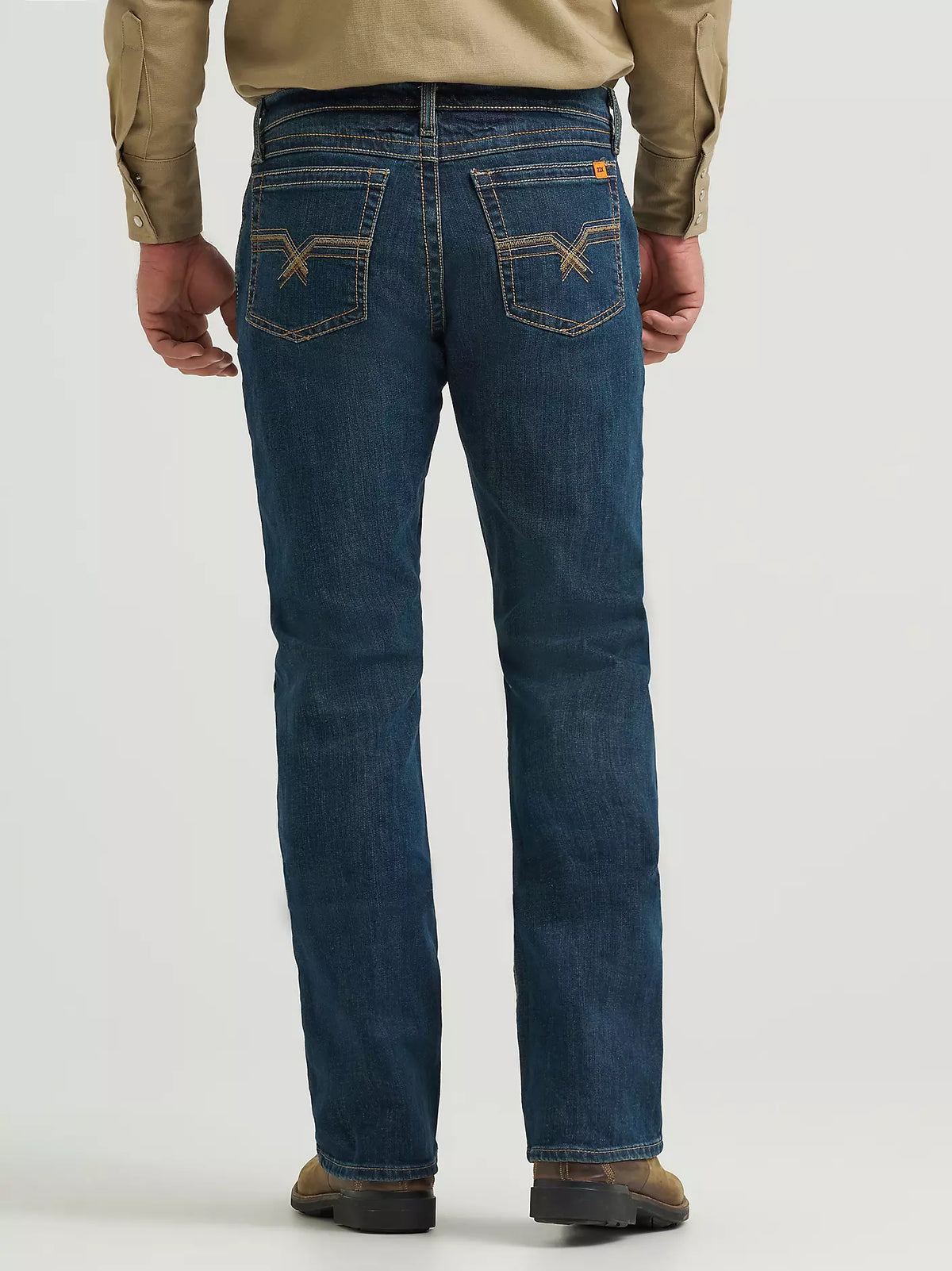 Wrangler Men's FR Flame-Resistant Vintage Slim-Fit Bootcut Jean