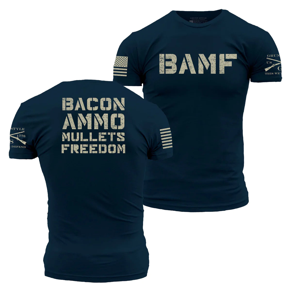 Grunt Style Men's BAMF T-Shirt - Navy