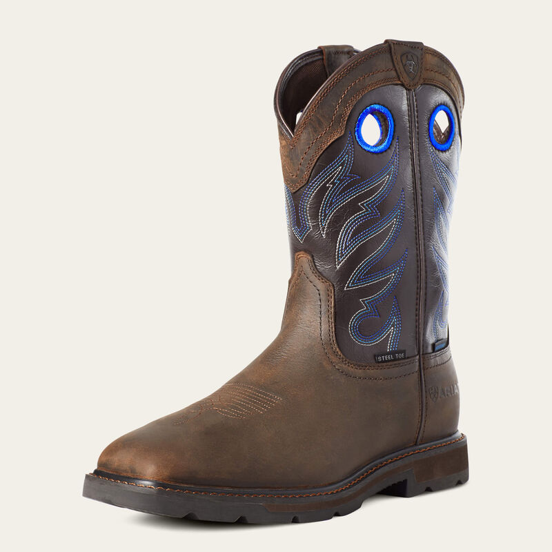 Ariat Men's Groundwork Waterproof Steel Toe Work Boot