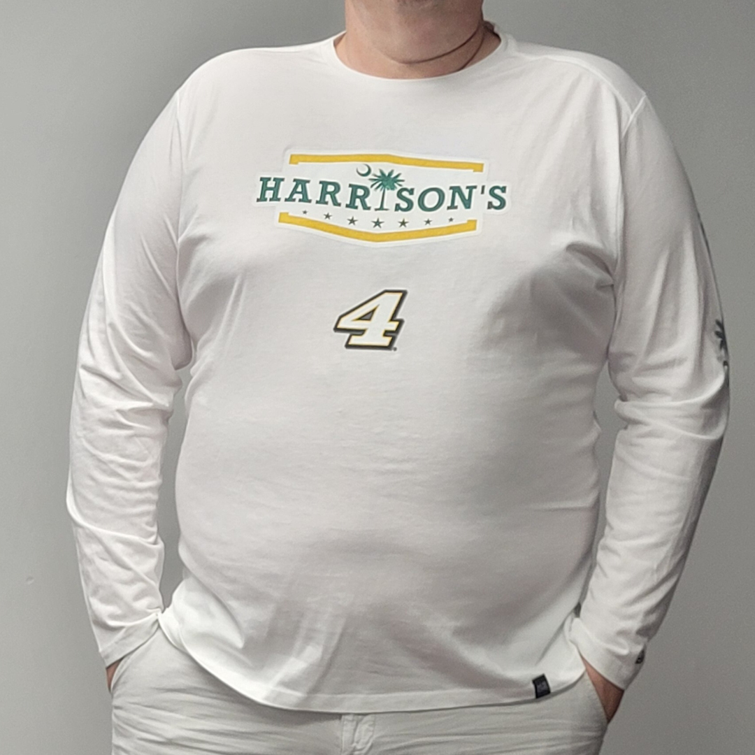 Josh Berry 2024 Harrison's Stewart-Haas Racing No.4 Long Sleeve Shirt