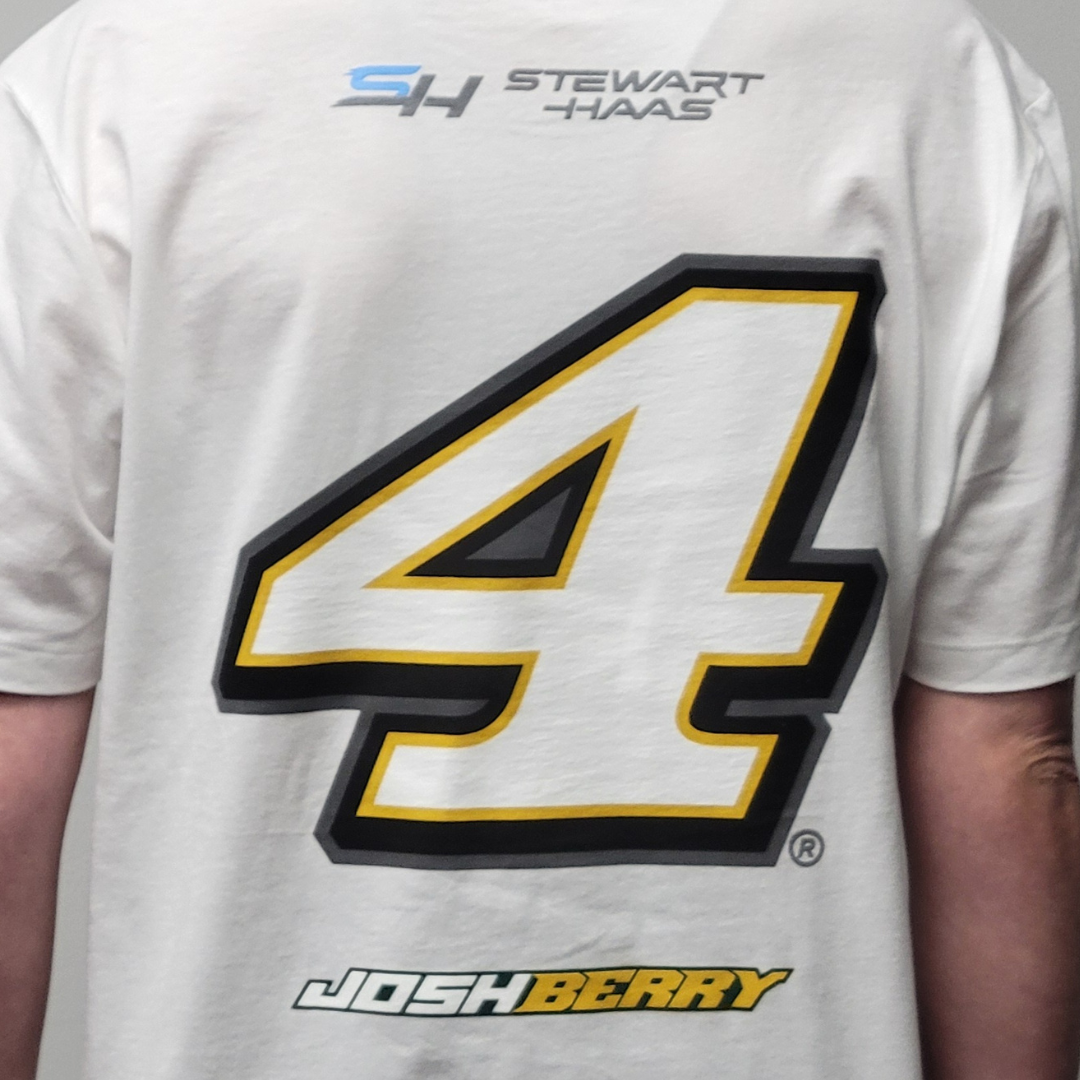 Josh Berry 2024 Harrison's Stewart-Haas Racing No.4 Short Sleeve Shirt