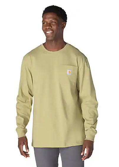 Carhartt Men's Loose Fit Heavyweight Long-Sleeve Pocket T-Shirt