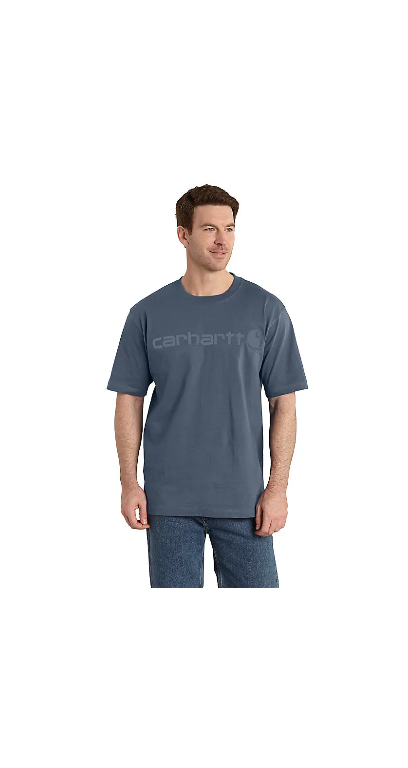 Carhartt Men's Loose Fit Heavyweight Logo Graphic T-Shirt