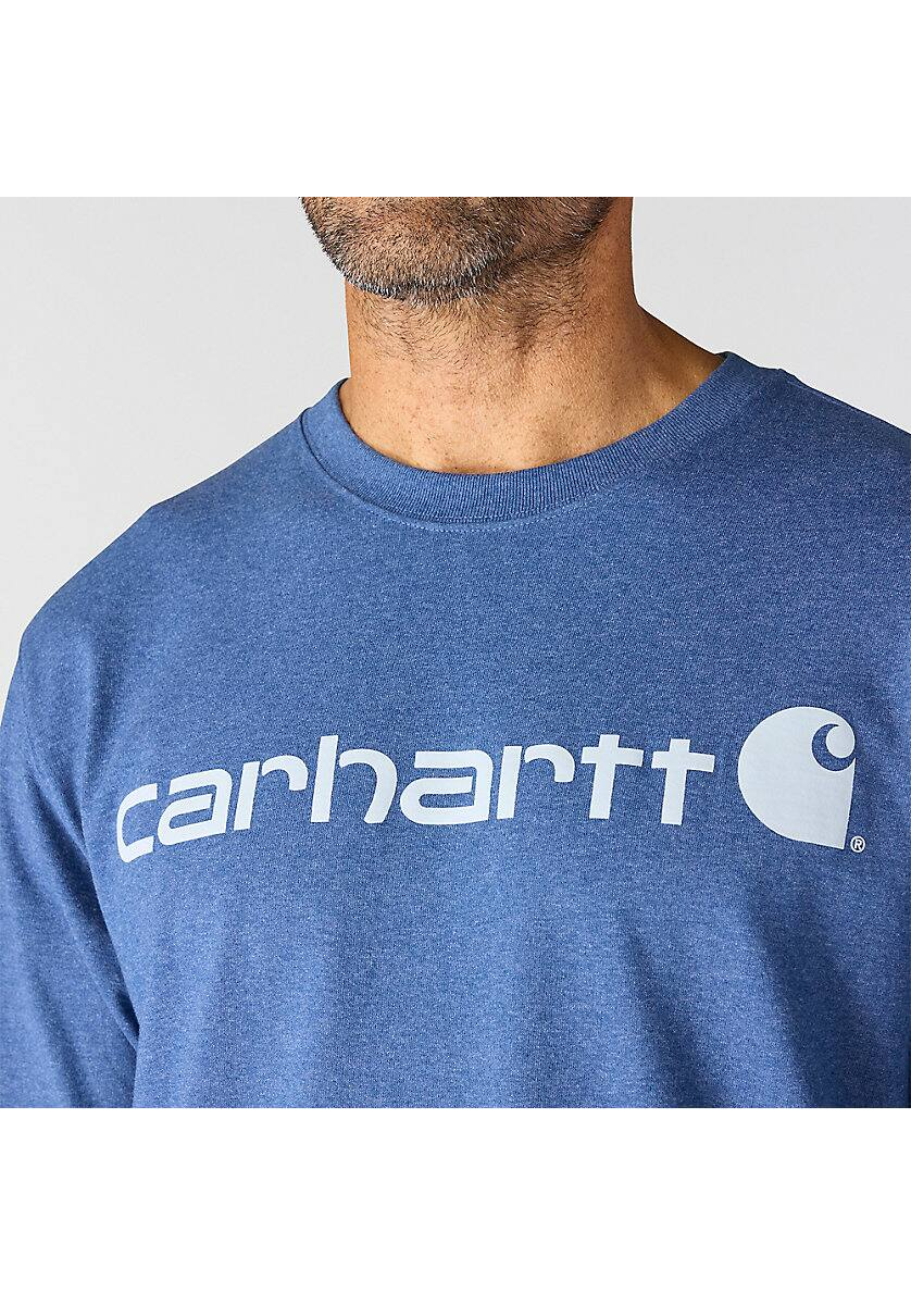 Carhartt Men's Loose Fit Heavyweight Short-Sleeve Logo Graphic T-Shirt