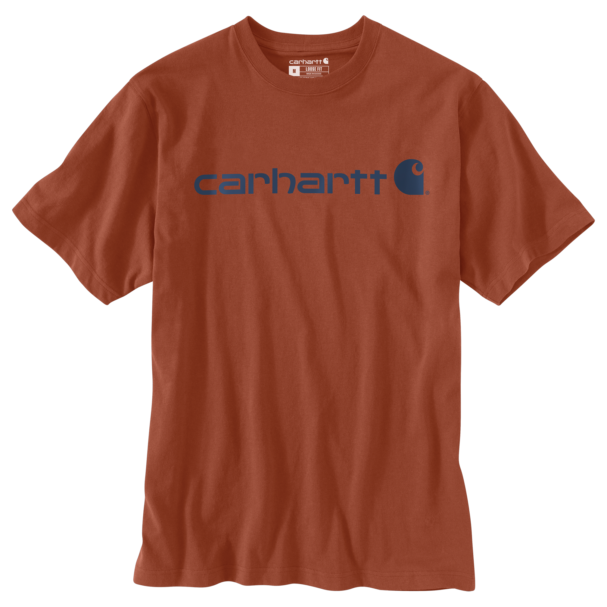 Carhartt Men's Loose Fit Heavyweight Short-Sleeve Logo Graphic T-Shirt