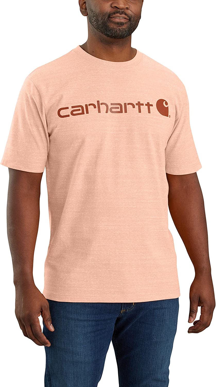 Carhartt Men's Loose Fit Heavyweight Logo Graphic T-Shirt