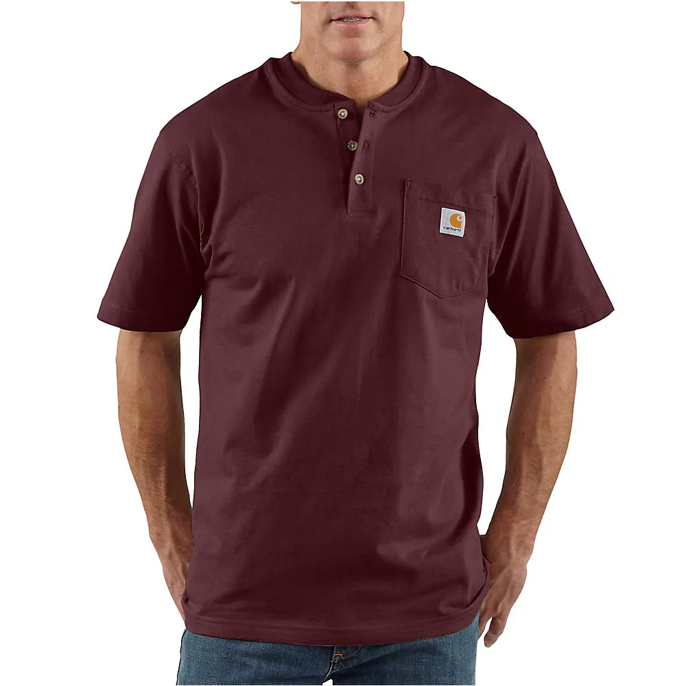 Carhartt Loose Fit Heavyweight Pocket Henley T-Shirt