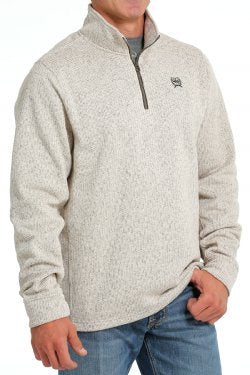 Cinch Men's Quarter Zip Sweater Knit Jacket