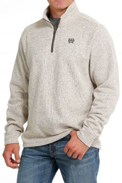 Cinch Men's Quarter Zip Sweater Knit Jacket