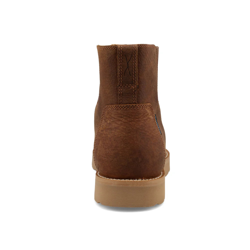 Twisted X Men's 6-Inch Work Chelsea Wedge Sole Boot