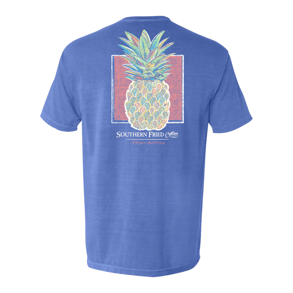 Southern Fried Cotton Paisley Pineapple T-Shirt