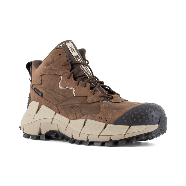 Reebok Men's Zig Kinetica Edge II Trail-Inspired Waterproof Hiker Work Shoe