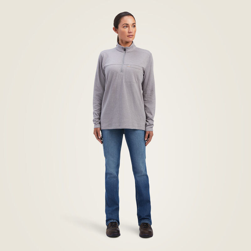 Ariat Women's  Rebar Foundation 1/4 Zip Shirt