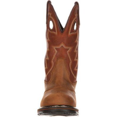 Rocky Men's Original Ride Branson Saddle Roper Waterproof Western Boot