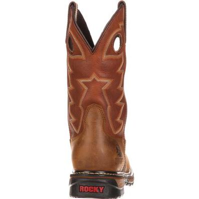 Rocky Men's Original Ride Branson Saddle Roper Waterproof Western Boot