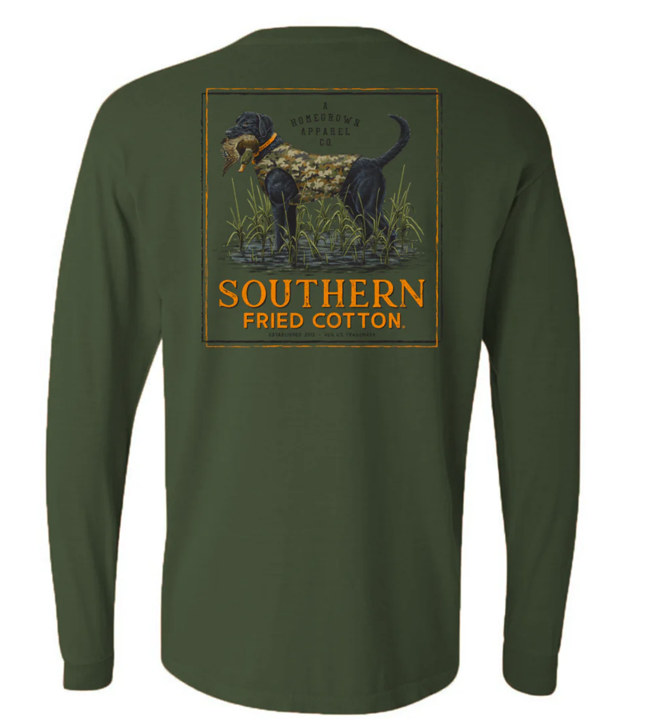 Southern Fried Cotton Dressed to Hunt Long Sleeve T-Shirt