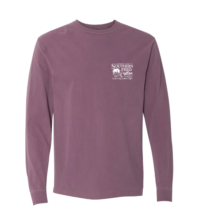 Southern Fried Cotton Country Church Long Sleeve T-Shirt