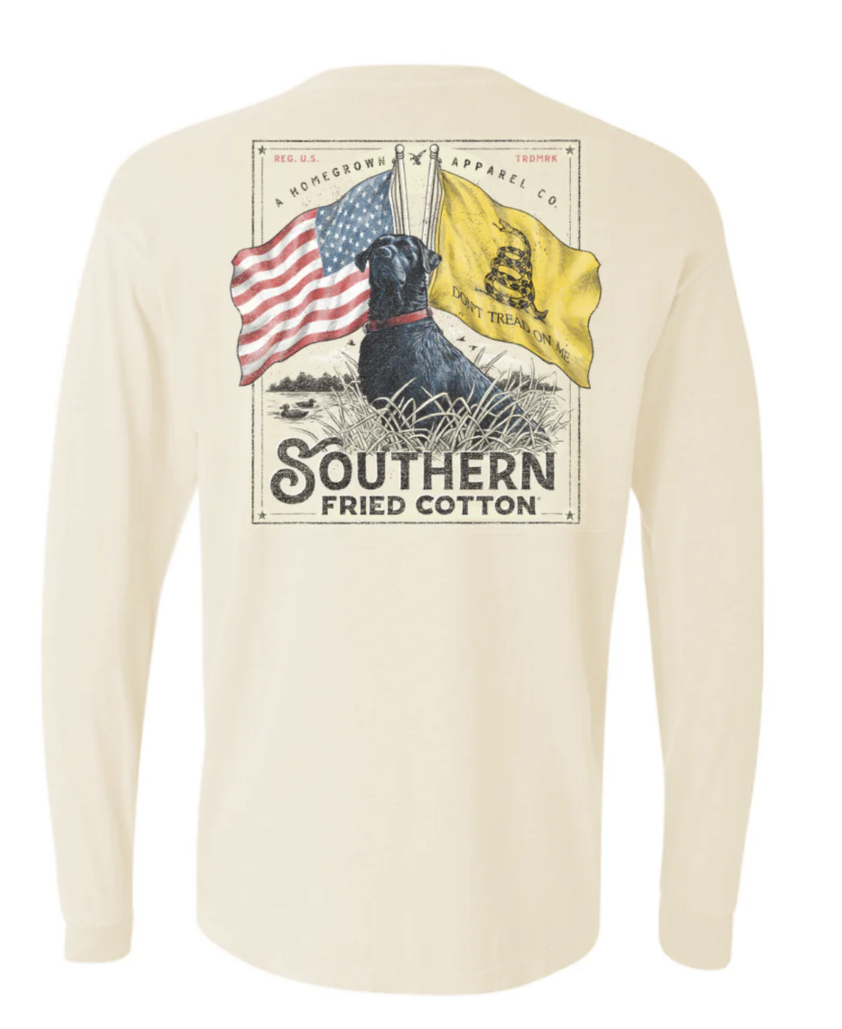 Southern Fried Cotton This Land I Love Long Sleeve T-Shirt