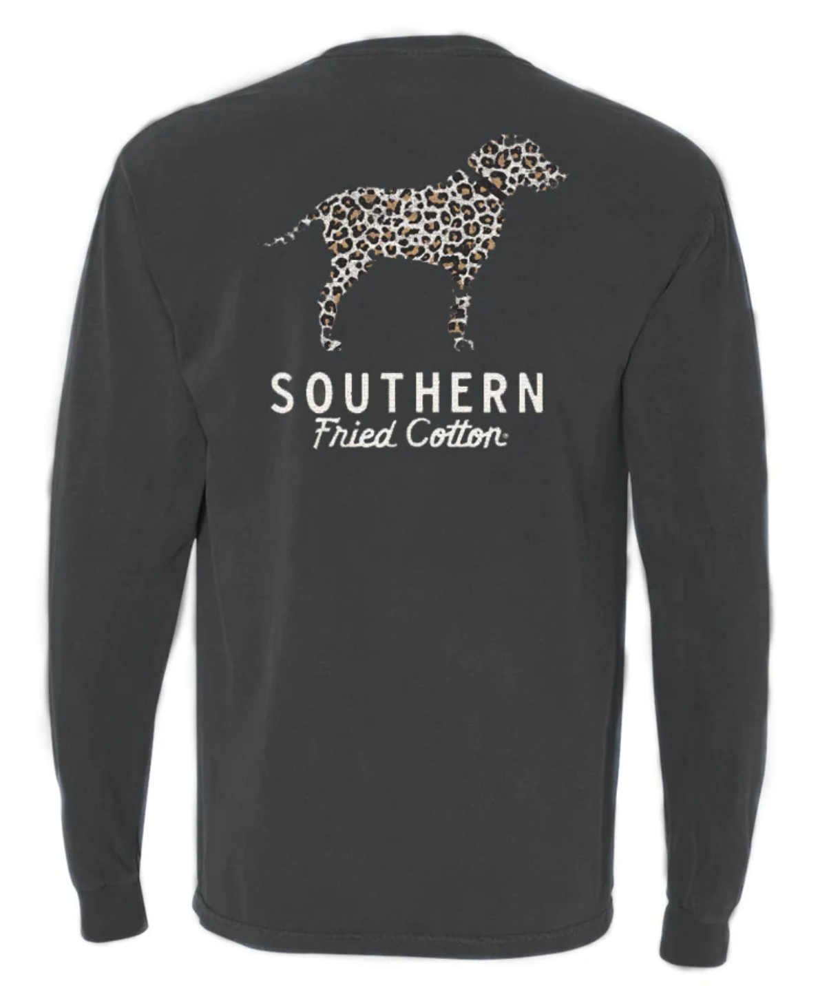Southern Fried Cotton Cheetah Hound Long Sleeve T-Shirt
