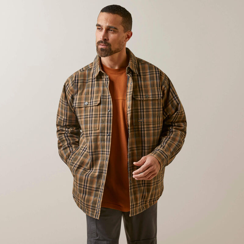 Ariat Men's Rebar Flannel Insulated Shirt Jacket