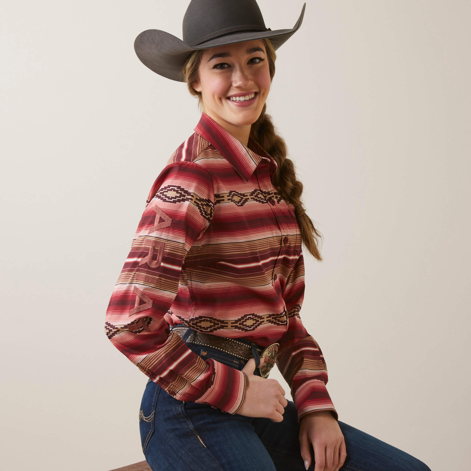 Ariat Women's Wrinkle Resistant Team Kirby Stretch Shirt