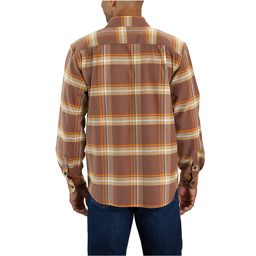 Carhartt Men's Rugged Flex Relaxed Fit Midweight Flannel Long-Sleeve S Carhartt Men's Rugged Flex Relaxed Fit Midweight Flannel Long-Sleeve S