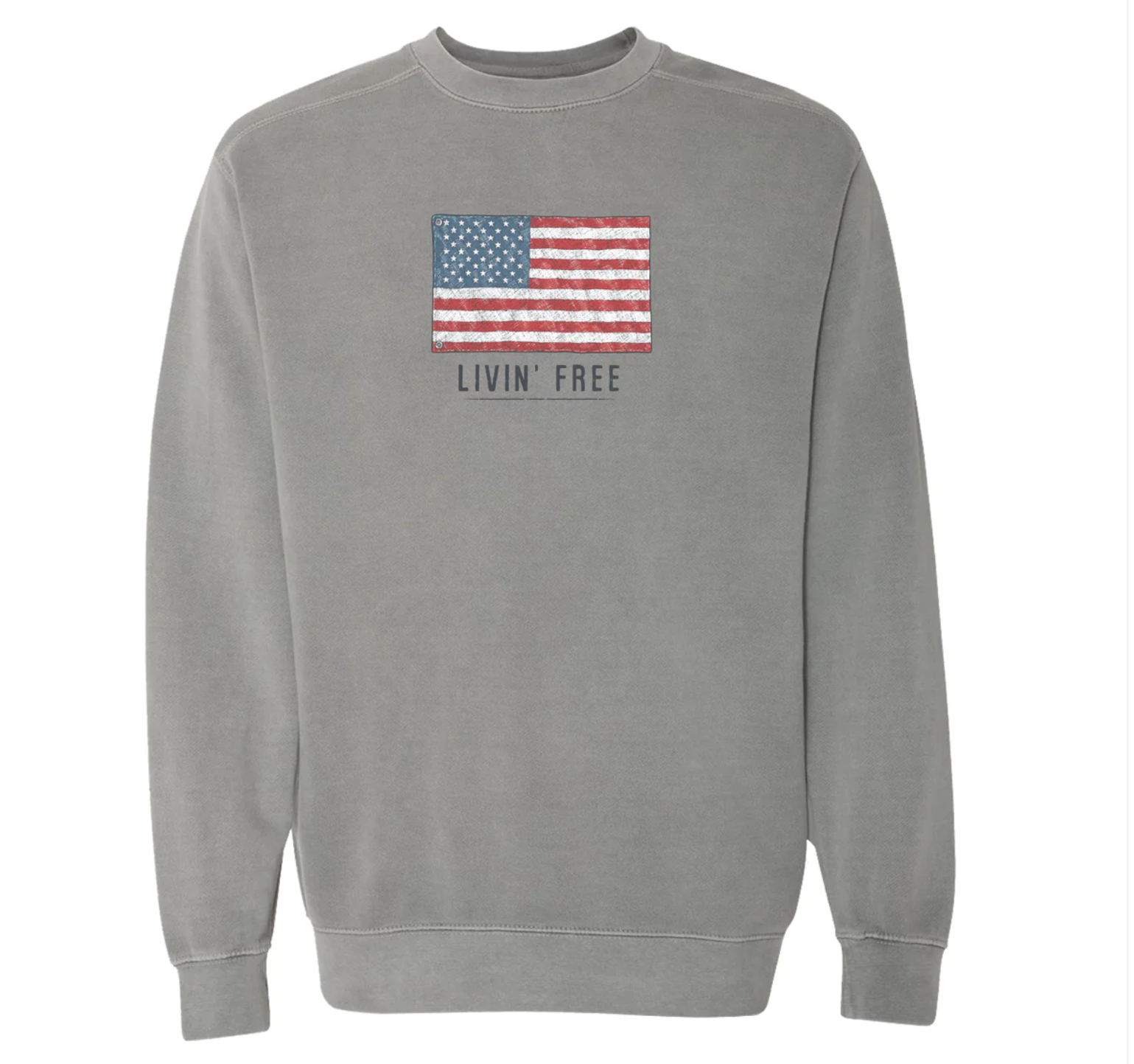 Southern Fried Cotton Livin' Free in the USA Sweatshirt