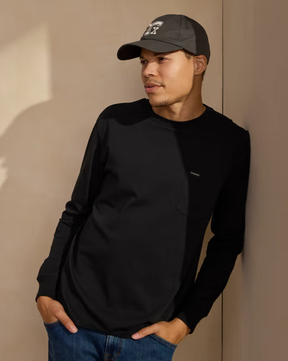 Tecovas Men's Long Sleeve Standard Issue Pocket T-Shirt