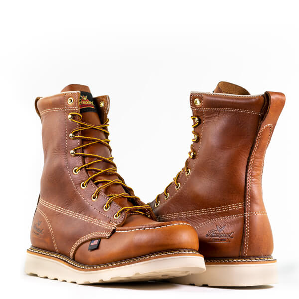 toe tobacco Thorogood Mens 6 Inch Moc Leather Work Boot Brown Phat A Composite Toe Work