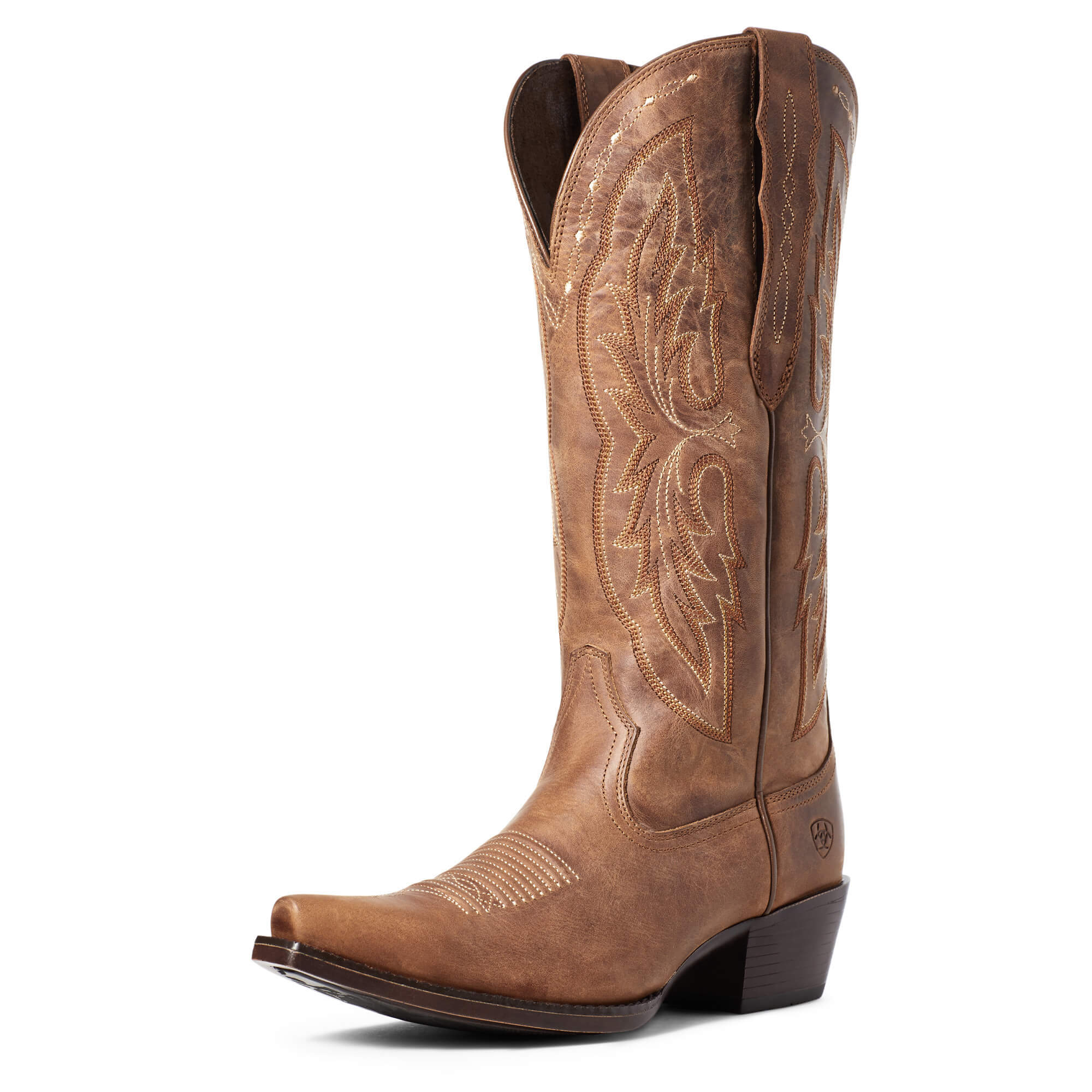 Ariat Women's Heritage X Toe Elastic Wide Calf Western Boot